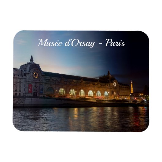 Museo d'Orsay Day to Night Transition - Paris Magnet (Horizontal)