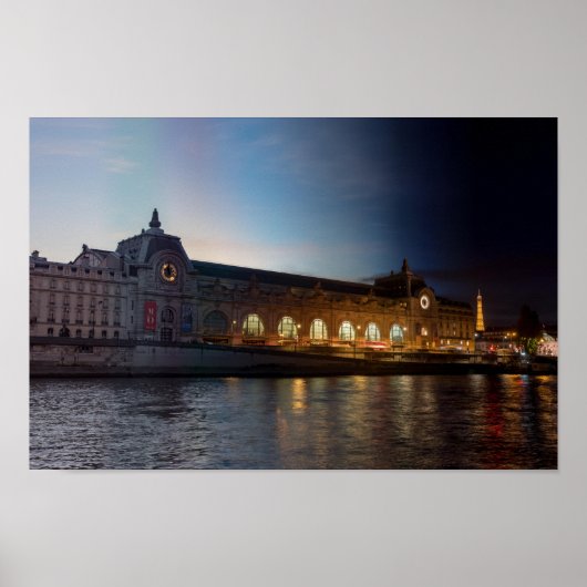 Museo d'Orsay Day to Night Transition - Paris Poster (Vorne)