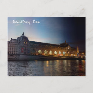 Museo d'Orsay Day to Night Transition - Paris Postkarte