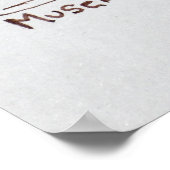 Museo Thyssen-Bornemisza | Madrid, Spanien Poster (Ecke)