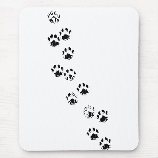 MUSEPAD - KATZE- ODER HUNDERZEITIGE DRUCKER/TRACKS MOUSEPAD (Vorne)