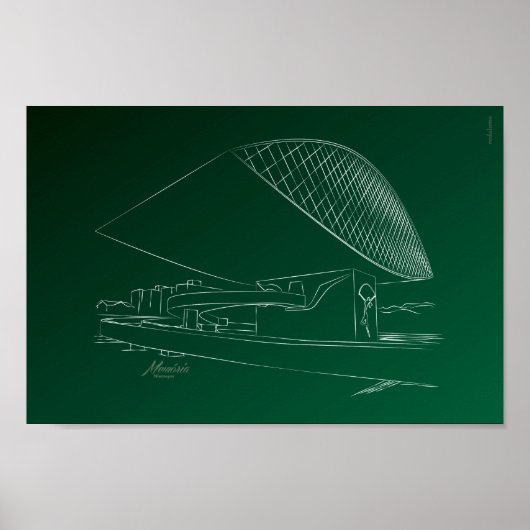 Museu Oscar Niemeyer Poster (Vorne)