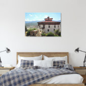 Museum Bhutan Leinwanddruck (Insitu (Schlafzimmer))
