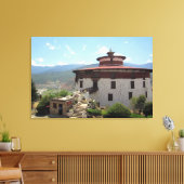 Museum Bhutan Leinwanddruck (Insitu (Wohnzimmer))