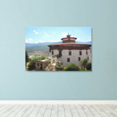Museum Bhutan Leinwanddruck (Insitu (Holzboden))