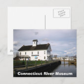 Museum Connecticut Postkarte (Vorne/Hinten)