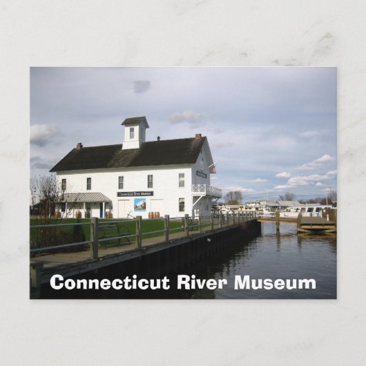 Museum Connecticut Postkarte (Vorderseite)