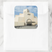 Museum der islamischen Künste, Qatar-Fotoaufkleber Quadratischer Aufkleber (Tasche)