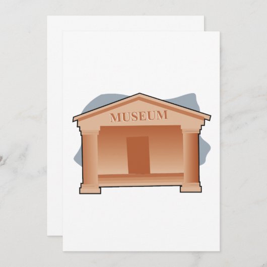 Museum Einladung (Vorne/Hinten)