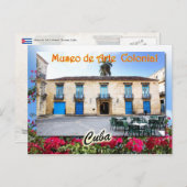Museum für Koloniale Kunst, Havanna, Kuba Postkarte (Vorne/Hinten)