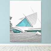 Museum für Kunst Milwaukee 7 Leinwanddruck (Insitu (Holzboden))