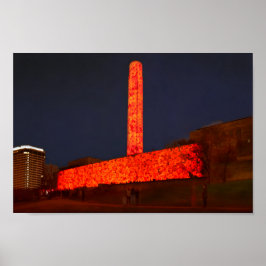 Museum für Mohnblumen und Denkmäler des Ersten Wel Poster