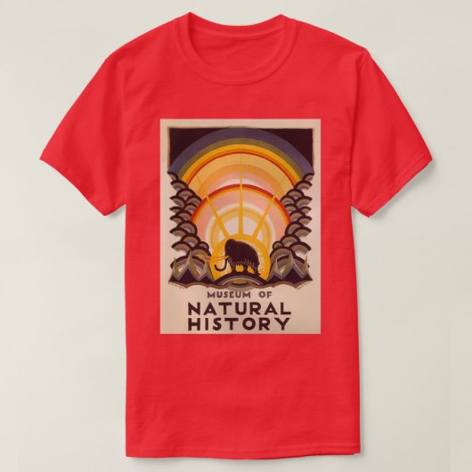Museum für Naturgeschichte T-Shirt (Design vorne)