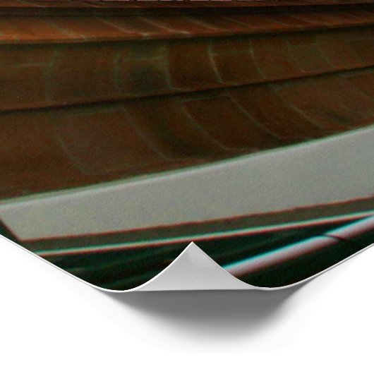 Museum für Schule in der Landschaft Glasgow Poster (Ecke)