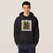 Museum für Schwarze & Gold HBCU Hoodie (Vorne ganz)