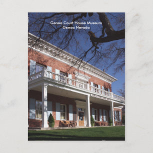 Museum Genua Court House Postkarte