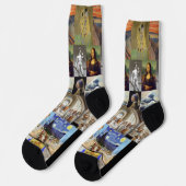 Museum Kunst Socken Verbesserte Crew Socken  (Linkes Detail)