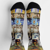 Museum Kunst Socken Verbesserte Crew Socken  (Oben)