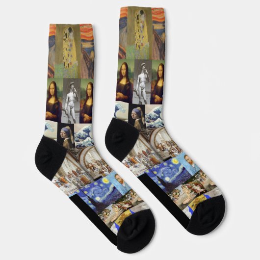 Museum Kunst Socken Verbesserte Crew Socken  (Rechts)