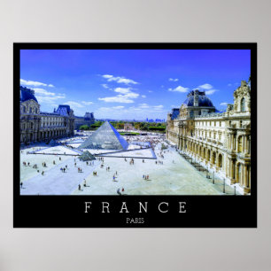Museum Louvre, Paris, Frankreich Poster