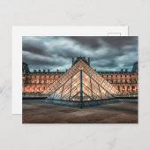 Museum Louvre Postkarte (Vorne/Hinten)