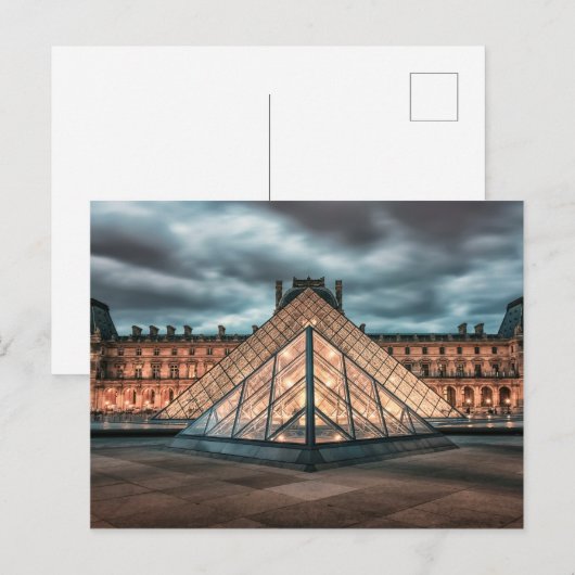 Museum Louvre Postkarte (Vorne/Hinten)