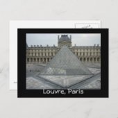 Museum Louvre Postkarte (Vorne/Hinten)