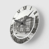 Museum Manhattan Wall Clock Runde Wanduhr (Winkel)