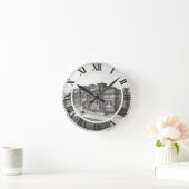 Museum Manhattan Wall Clock Runde Wanduhr (Zuhause)