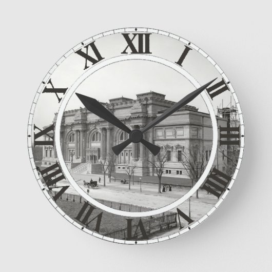 Museum Manhattan Wall Clock Runde Wanduhr (Vorderseite)