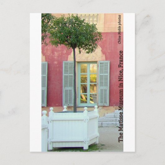 Museum Matisse in Nizza, Frankreich Postkarte (Vorderseite)