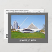 Museum Milwaukee Art Museum Postkarte (Vorne/Hinten)
