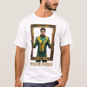 Museum-Mitarbeiter-Superheld-T-Shirt T-Shirt (Vorderseite)