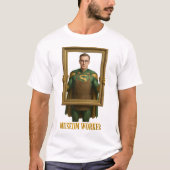 Museum-Mitarbeiter Superhelden T-Shirt (Vorderseite)