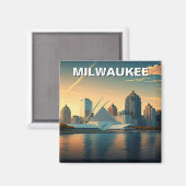 Museum of Art Travel Magnet (Vorderseite/Rückseite)