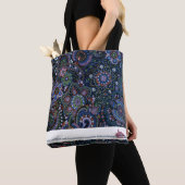 Museum Paisleys handgemalte LA Tasche (Von Nahem)