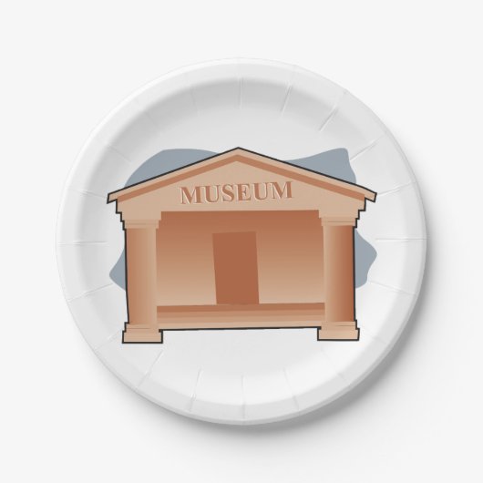 Museum Pappteller (Vorderseite)