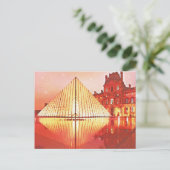 Museum Paris Louvre Postkarte (Stehend Vorderseite)