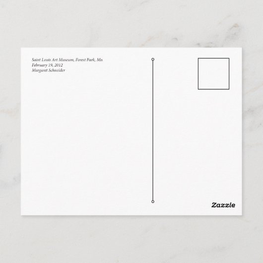 Museum Saint Louis Postkarte (Rückseite)