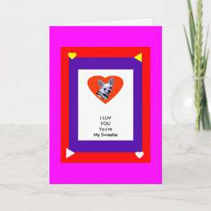 MUSEUM Zazzle Template 1 Valentine Card-1a2 Feiertagskarte