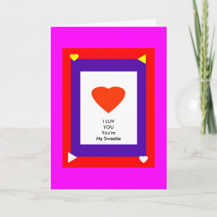 MUSEUM Zazzle Template 1 Valentine Card-1a Feiertagskarte