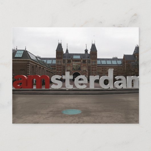 Museumplein Amsterdam Postkarte (Vorderseite)