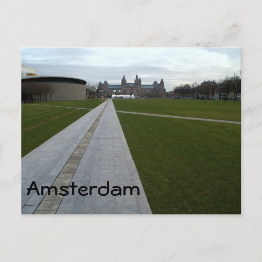 Museumplein, Amsterdam Postkarte (Vorderseite)