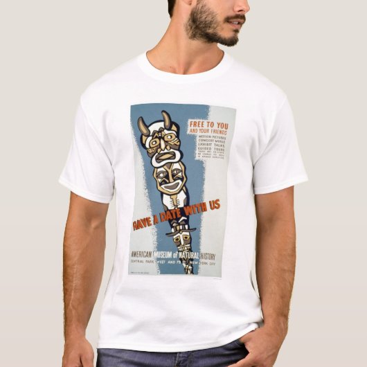 Museums-Naturgeschichte WPA 1942 T-Shirt (Vorderseite)