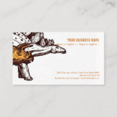 Museumsausstellung Dinosaurier Visitenkarte (Rückseite)