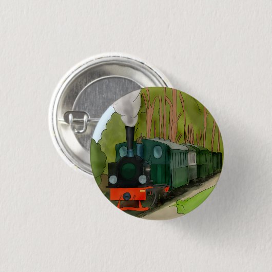 Museumseisenbahn Button (Vorne & Hinten)