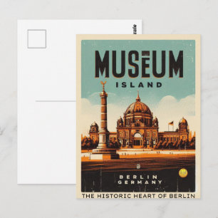 Museumsinsel Berlin - das historische Herz Berlins Postkarte