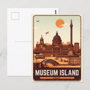 Museumsinsel Berlin - das historische Herz Berlins Postkarte