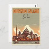 Museumsinsel Berlin - das historische Herz Berlins Postkarte (Vorne/Hinten)