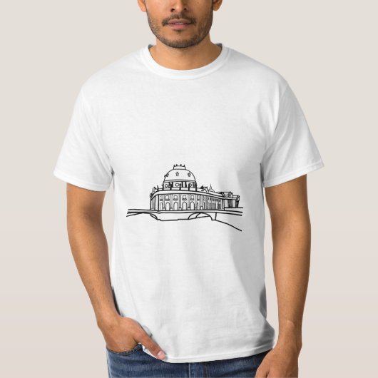Museumsinsel, Berlin | Minimalistische Kunst, Sehe T-Shirt (Vorderseite)